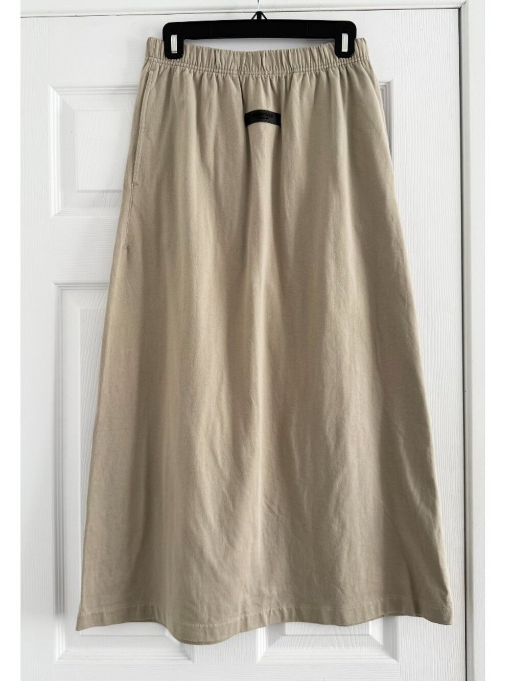 Fear of God Jersey Midi Skirt in Stone, size medium